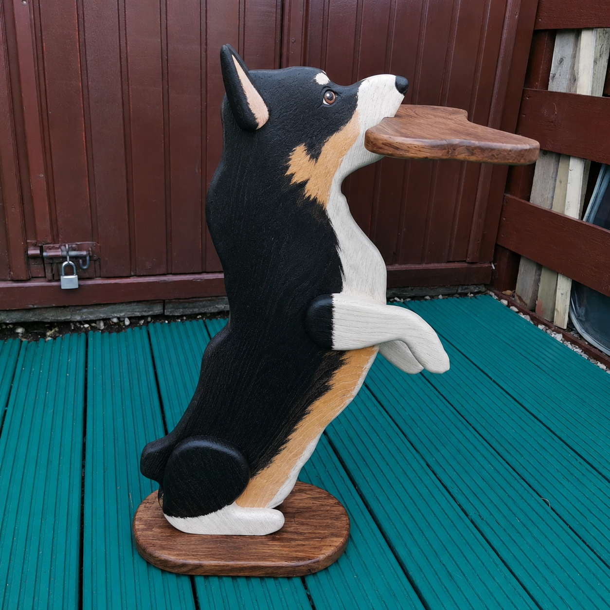 Personalised Corgi Side Table