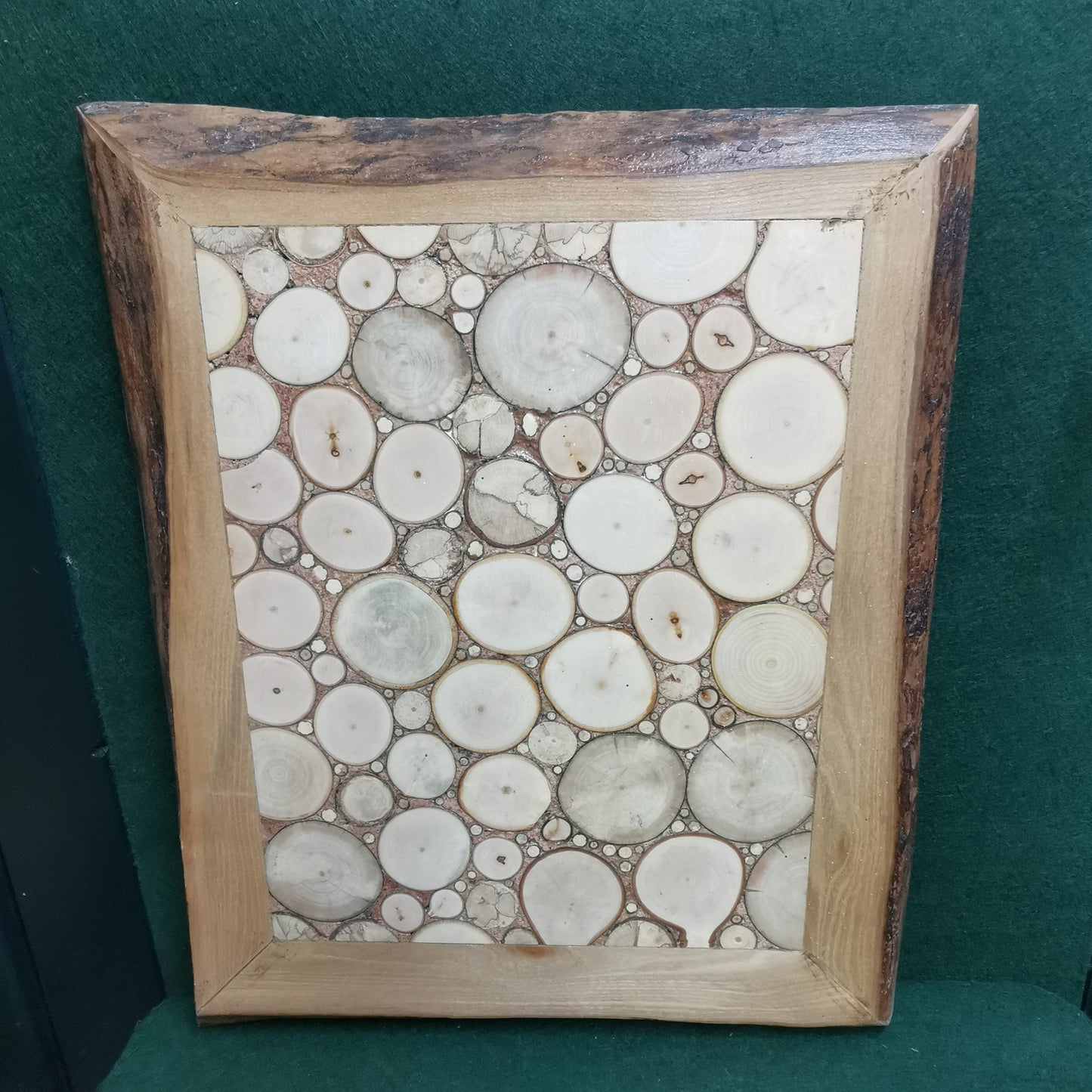 wood disc wall art