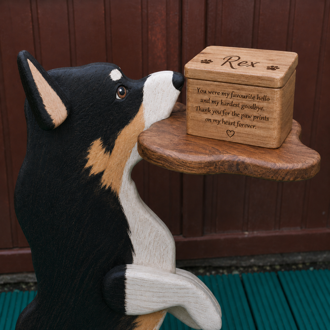 Personalised Pet Ashes Memorial Box