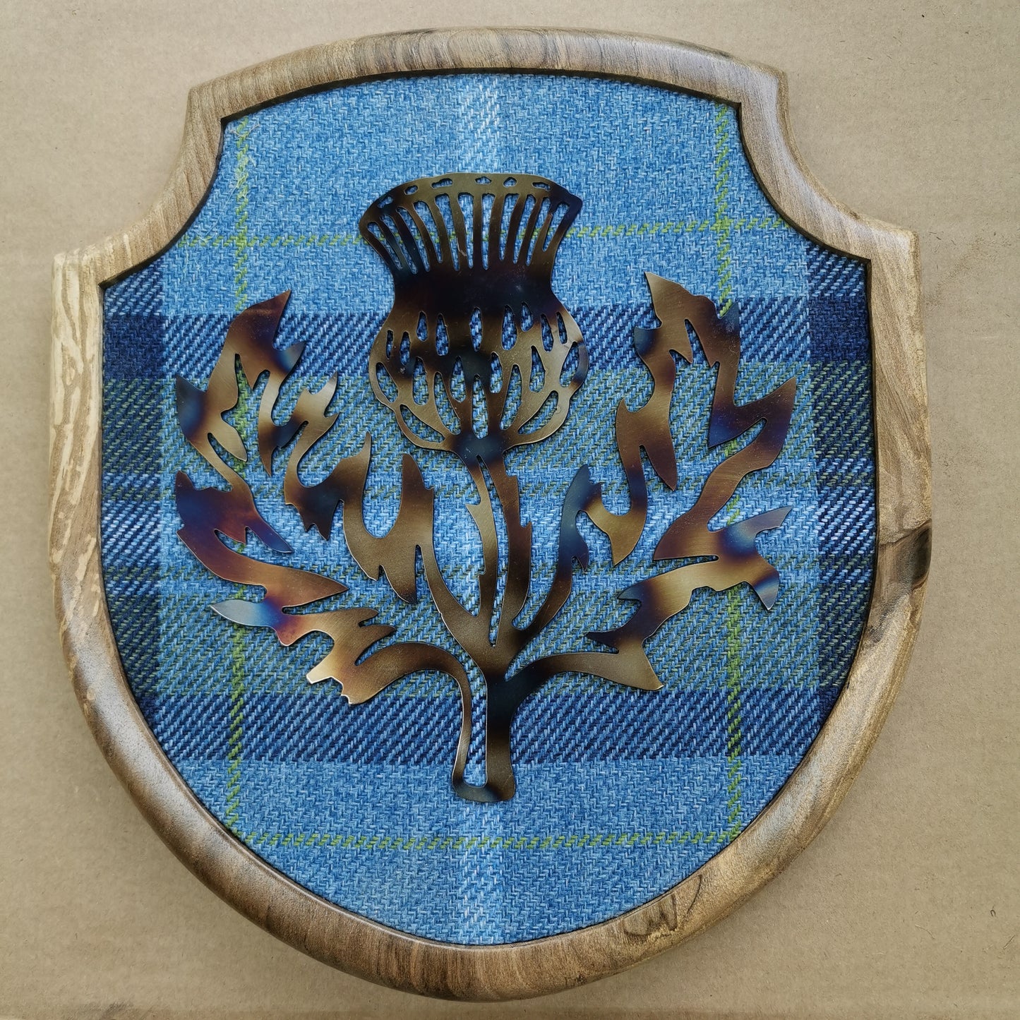 Scottish thistle plaque