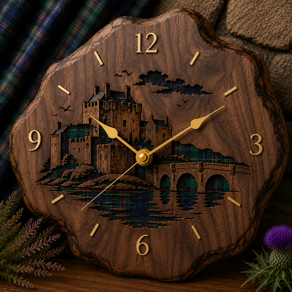 Rustic Scottish Wooden Clocks – A Touch of Highland Heritage