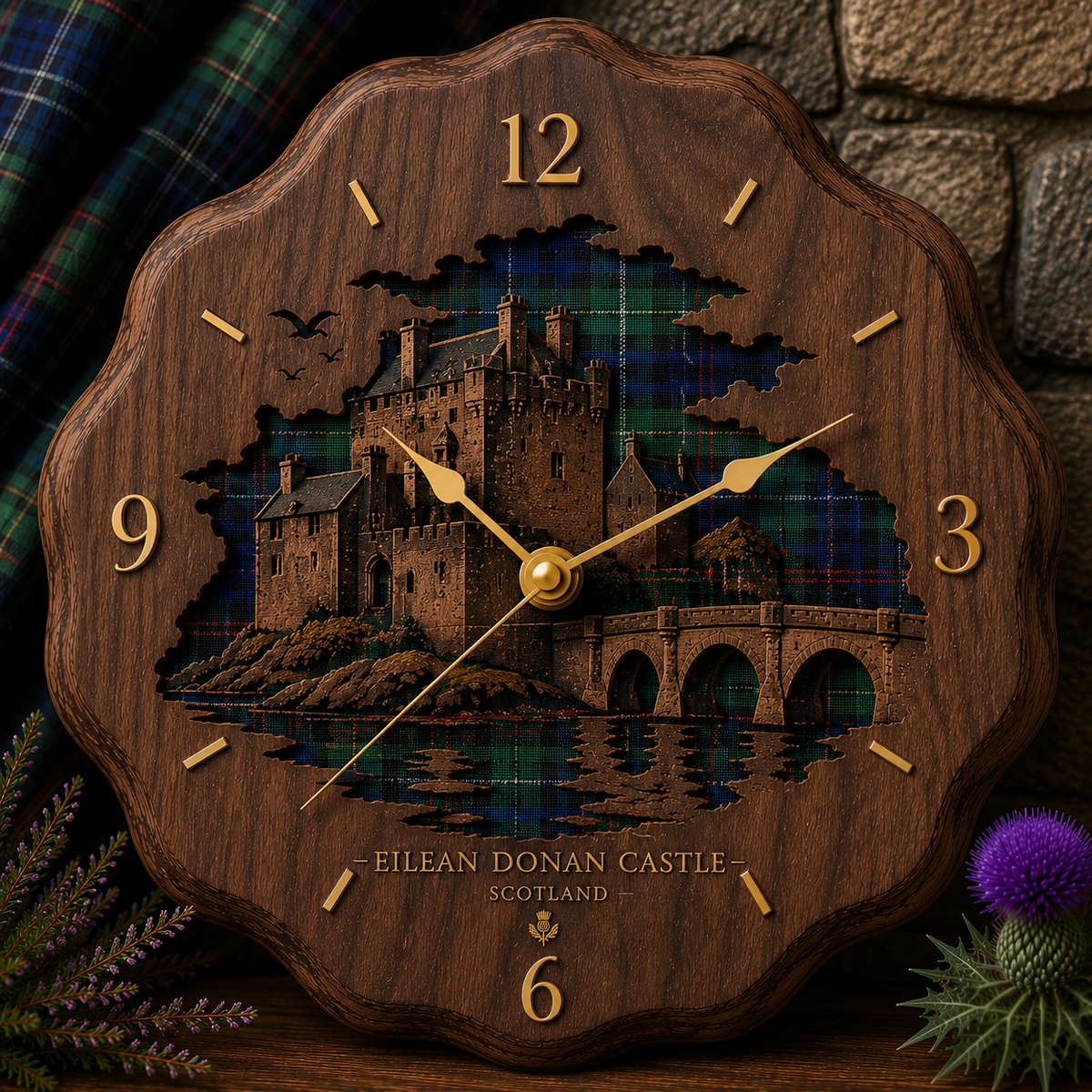 Rustic Scottish Wooden Clocks – A Touch of Highland Heritage