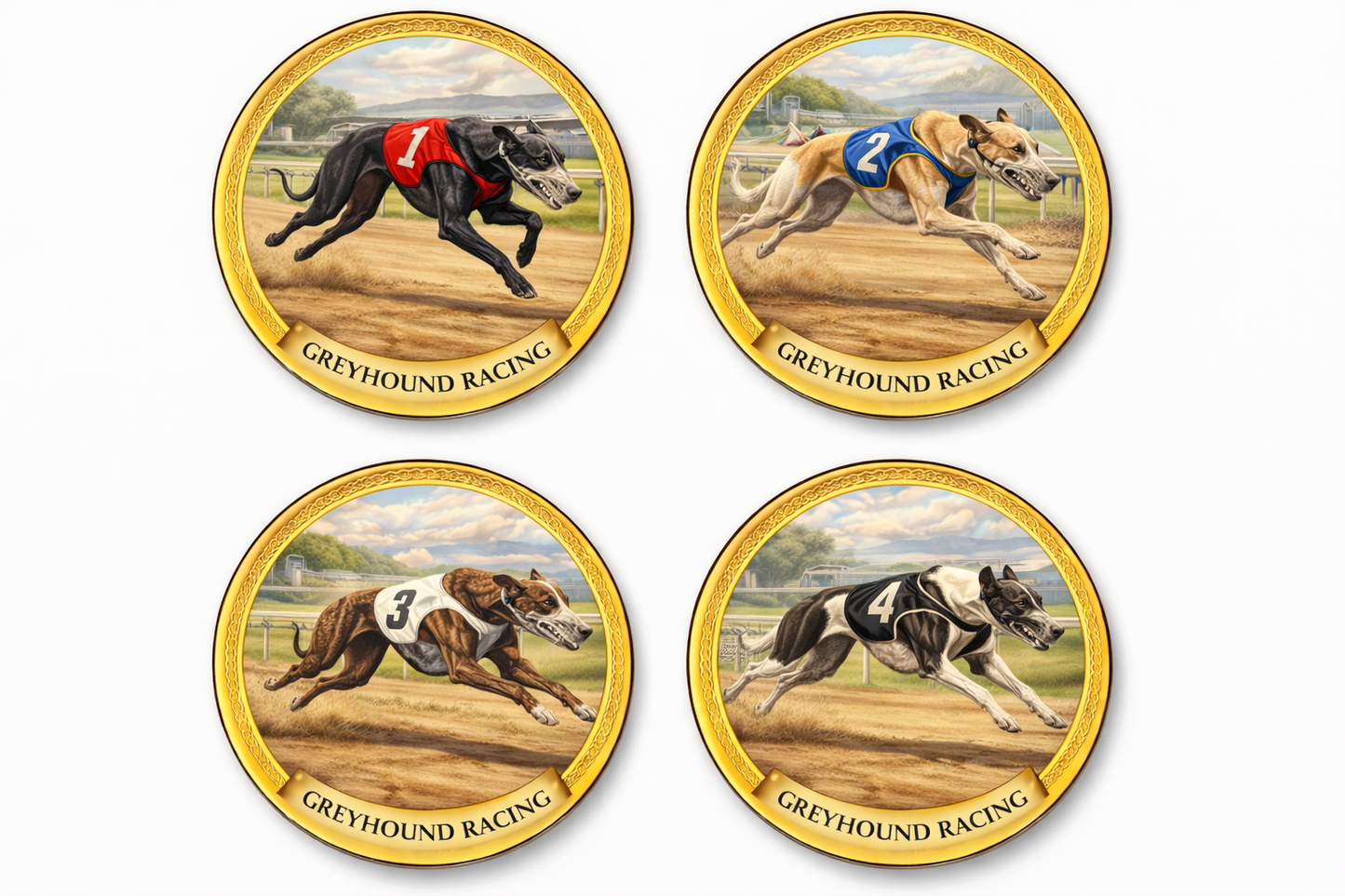 Glass coasters for personalised images