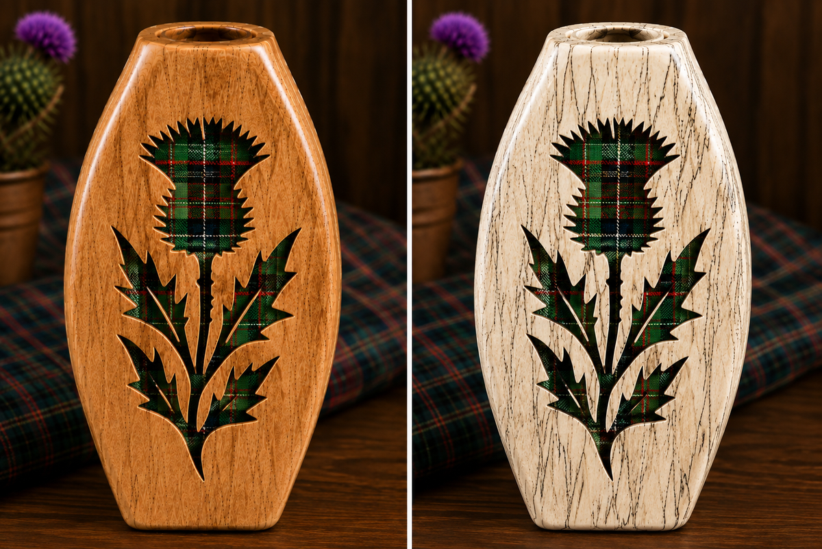 Scottish Heritage Collection – Handcrafted Wooden Vases