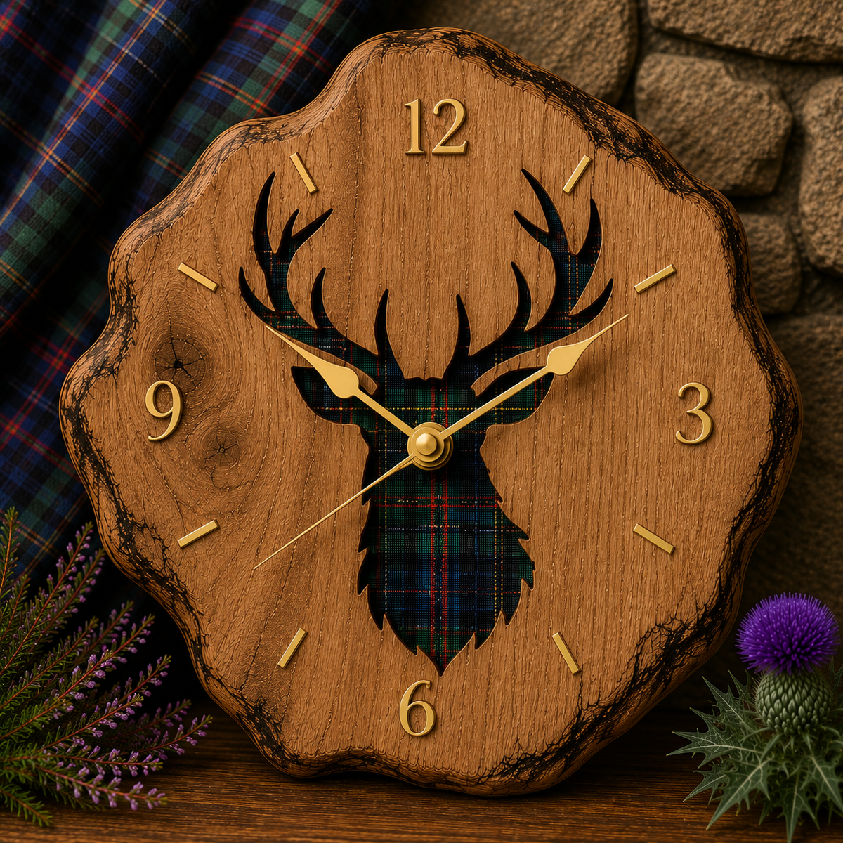 Rustic Scottish Wooden Clocks – A Touch of Highland Heritage