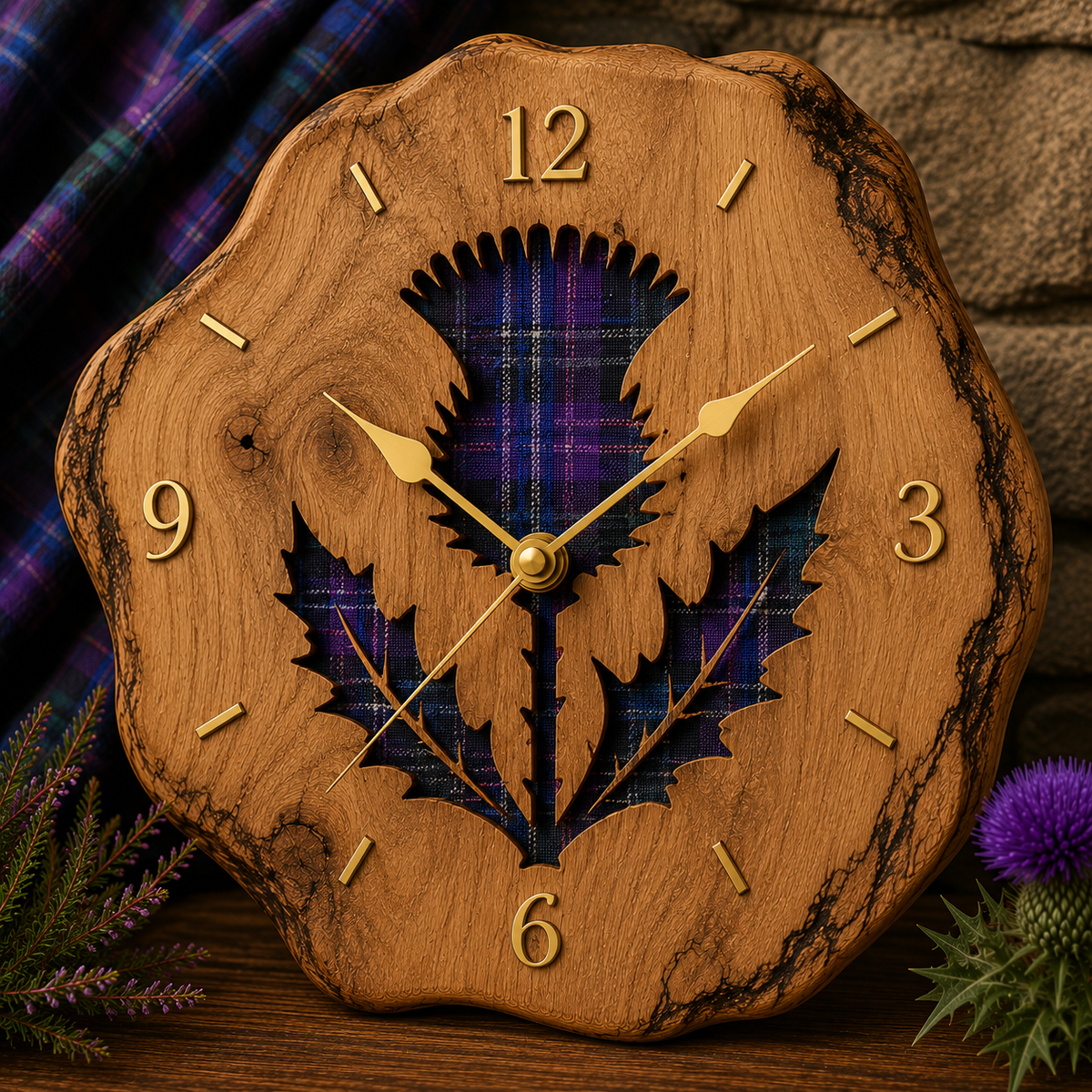 Rustic Scottish Wooden Clocks – A Touch of Highland Heritage