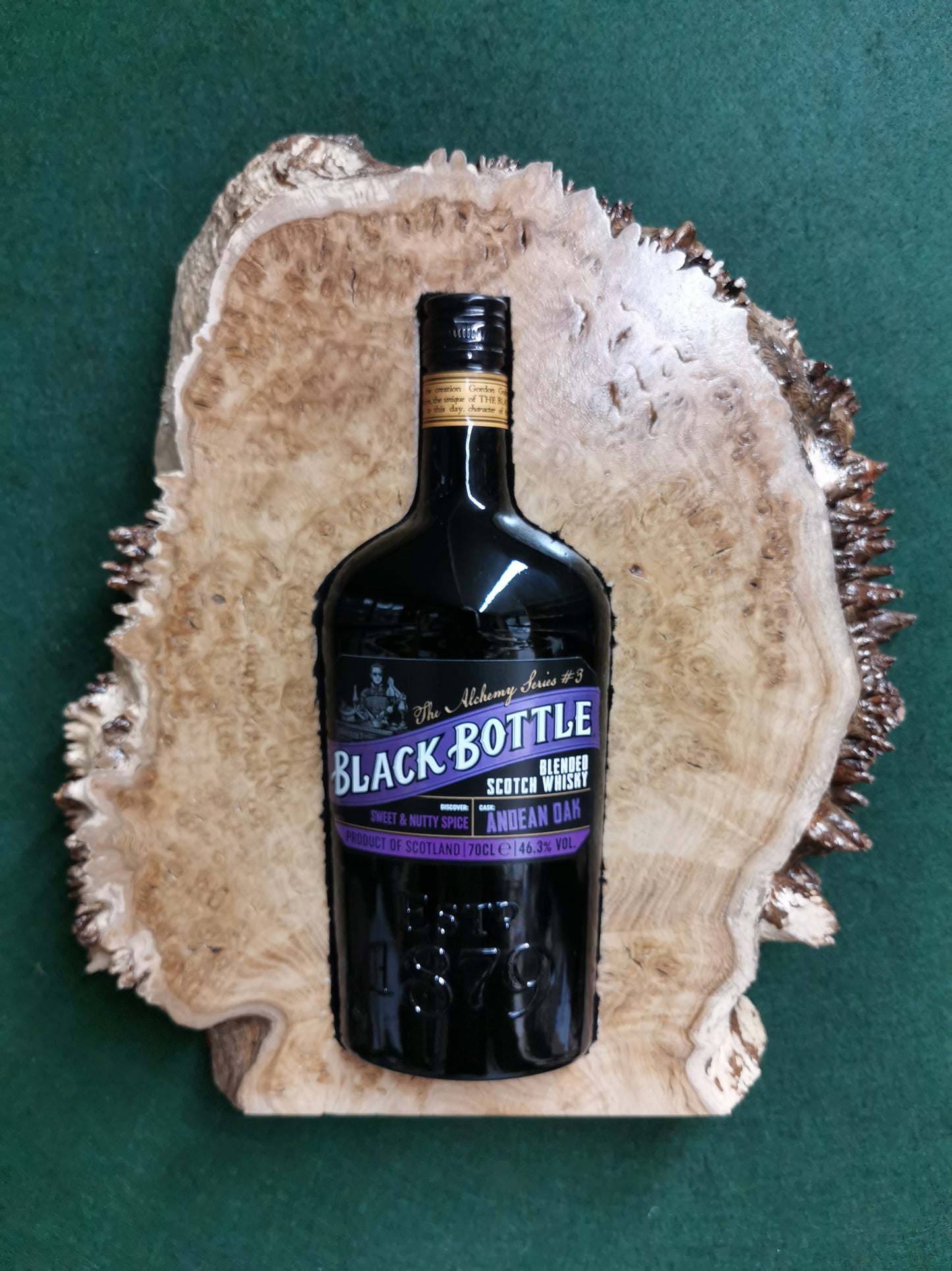 whisky bottle presentation piece