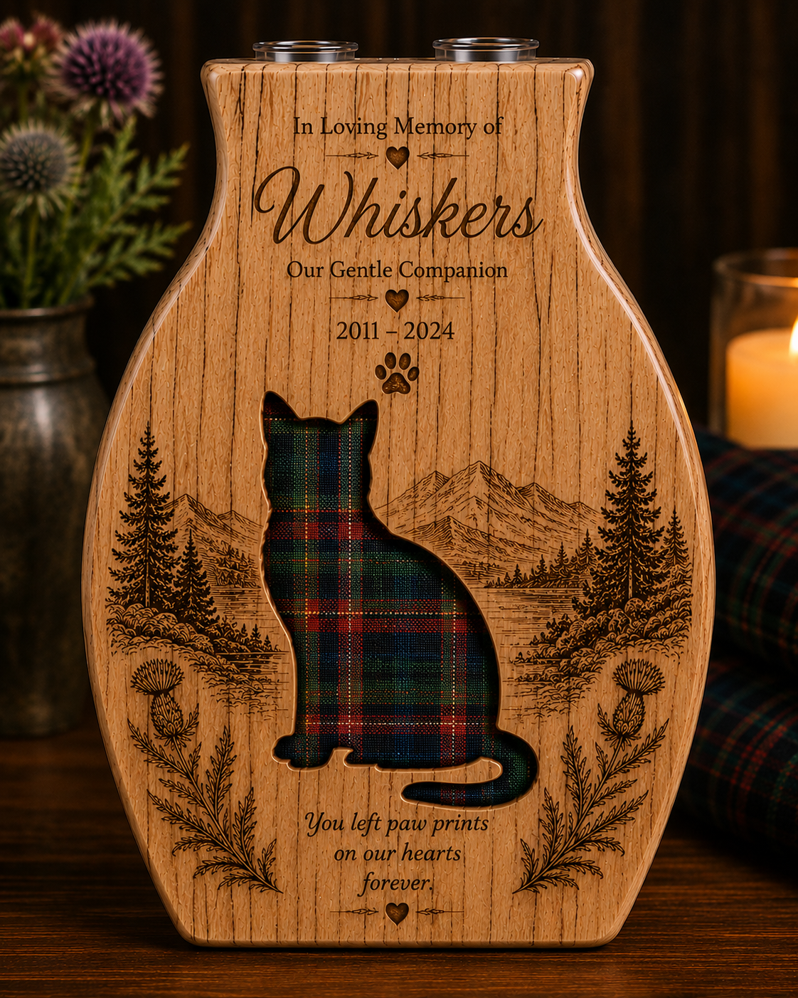 Bespoke Wooden Celebration Vases – Handmade with Meaning