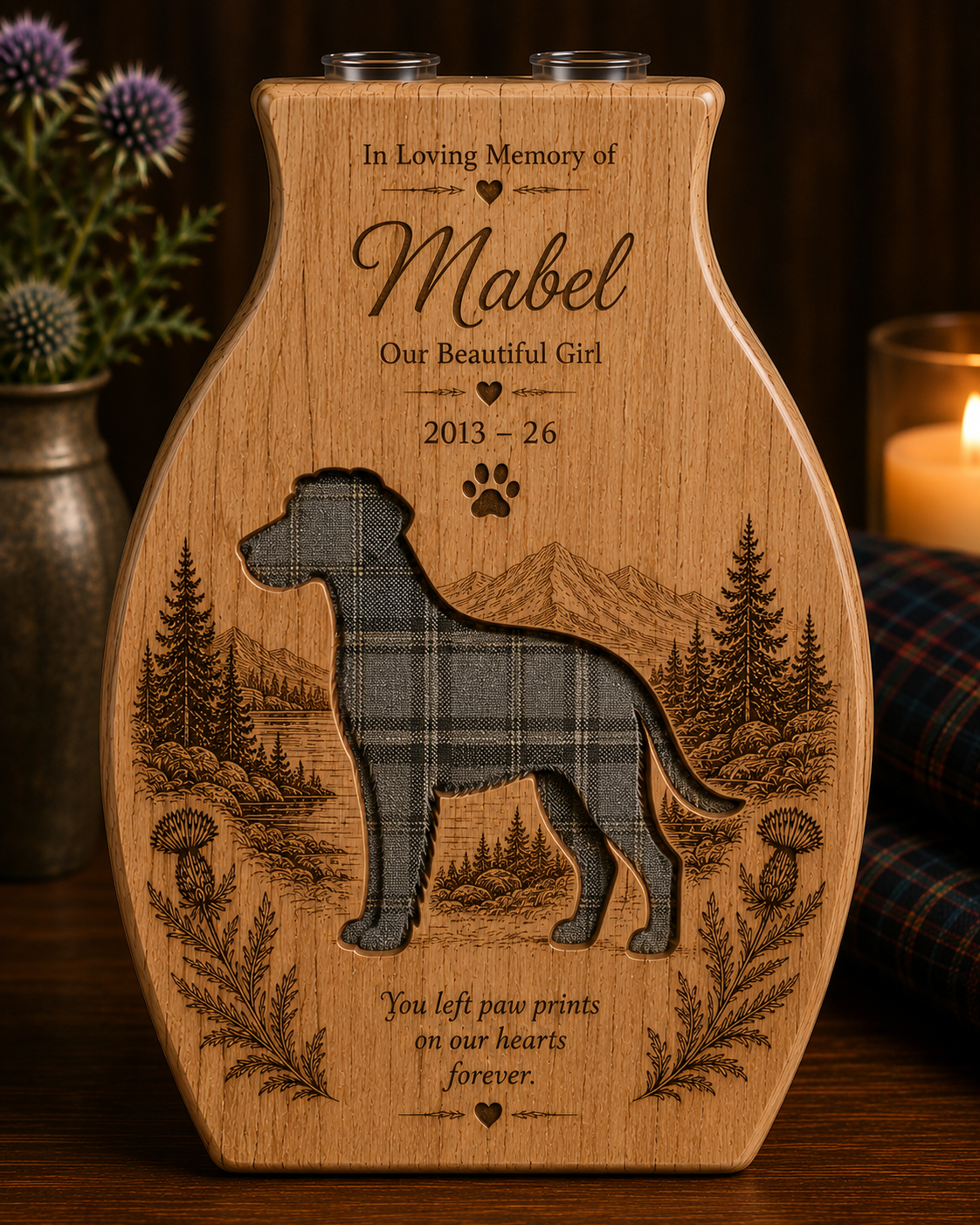 Bespoke Wooden Celebration Vases – Handmade with Meaning