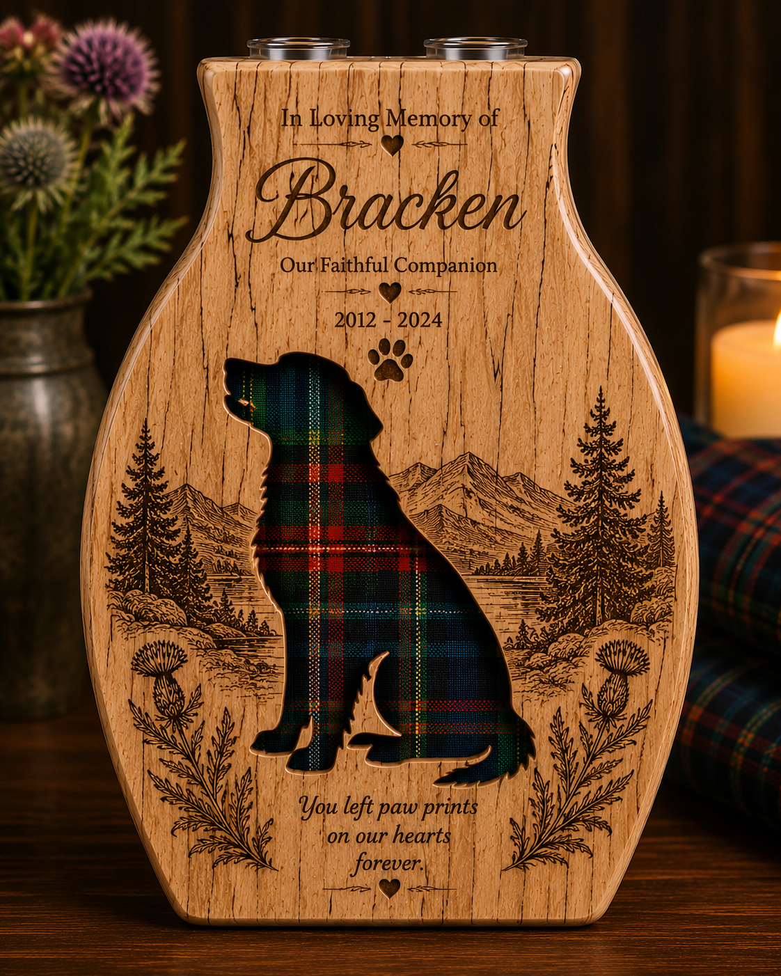 Bespoke Wooden Celebration Vases – Handmade with Meaning