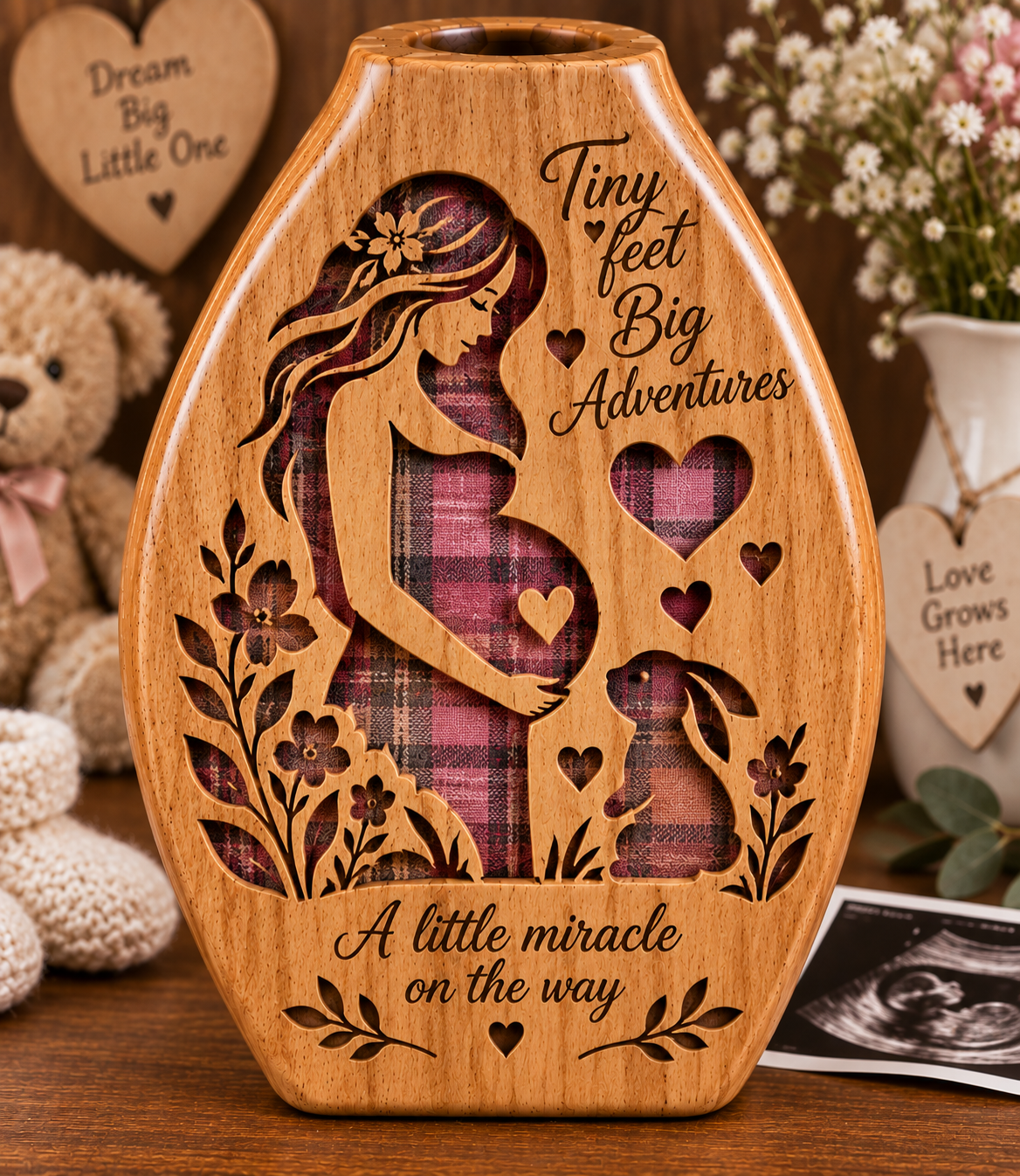 Bespoke Wooden Celebration Vases – Handmade with Meaning