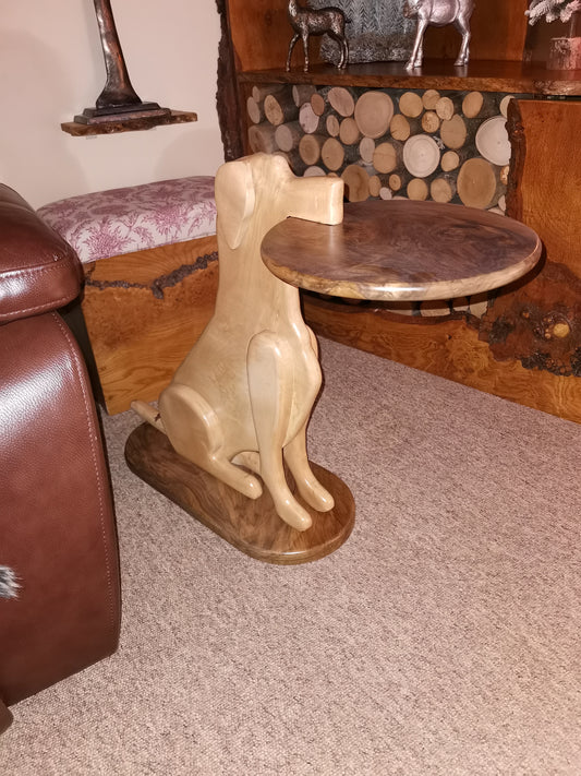 golden lab side table