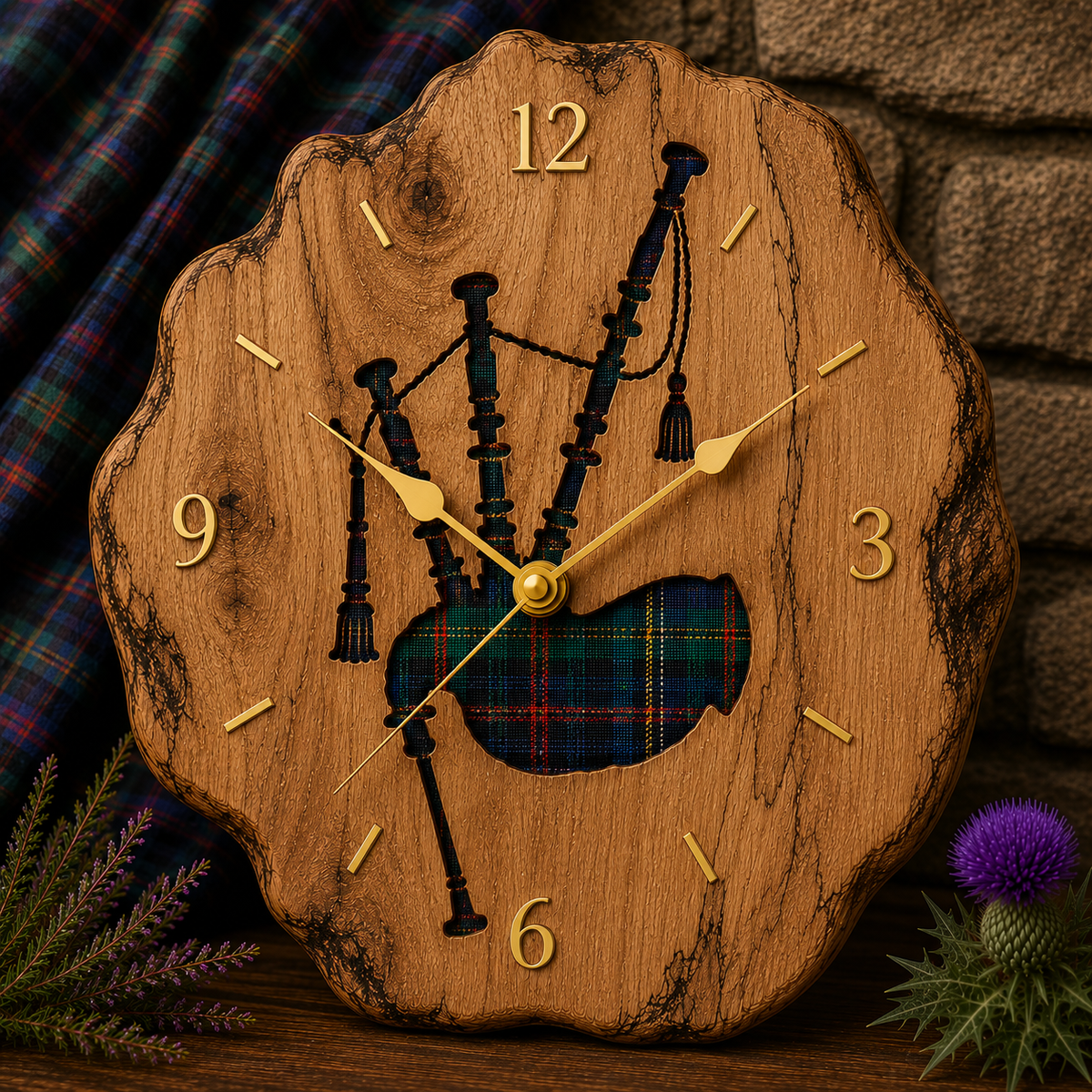 Rustic Scottish Wooden Clocks – A Touch of Highland Heritage