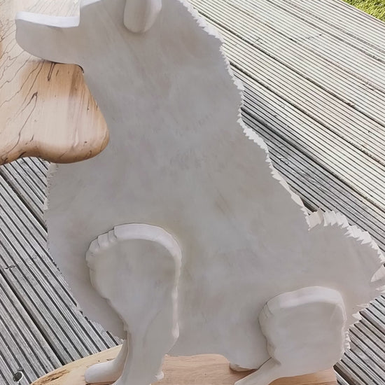 Samoyed side table