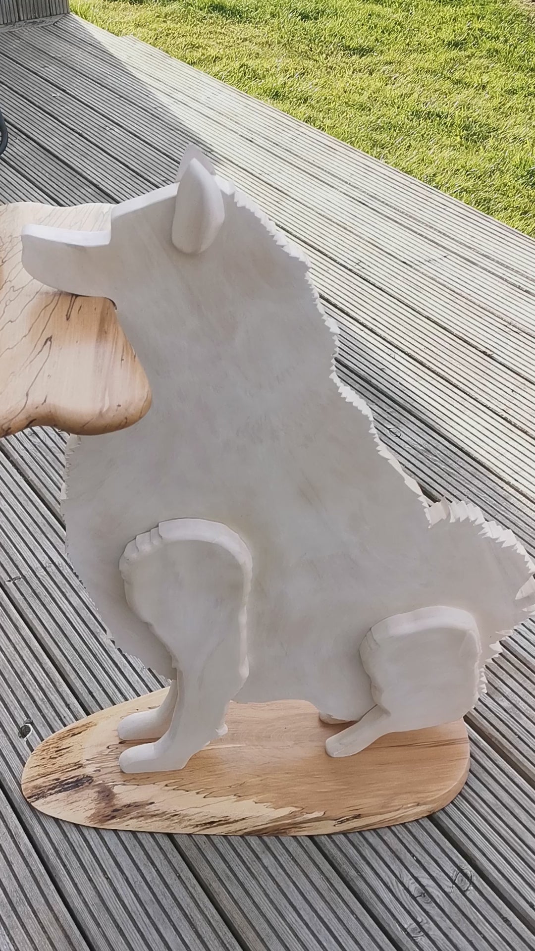 Samoyed side table