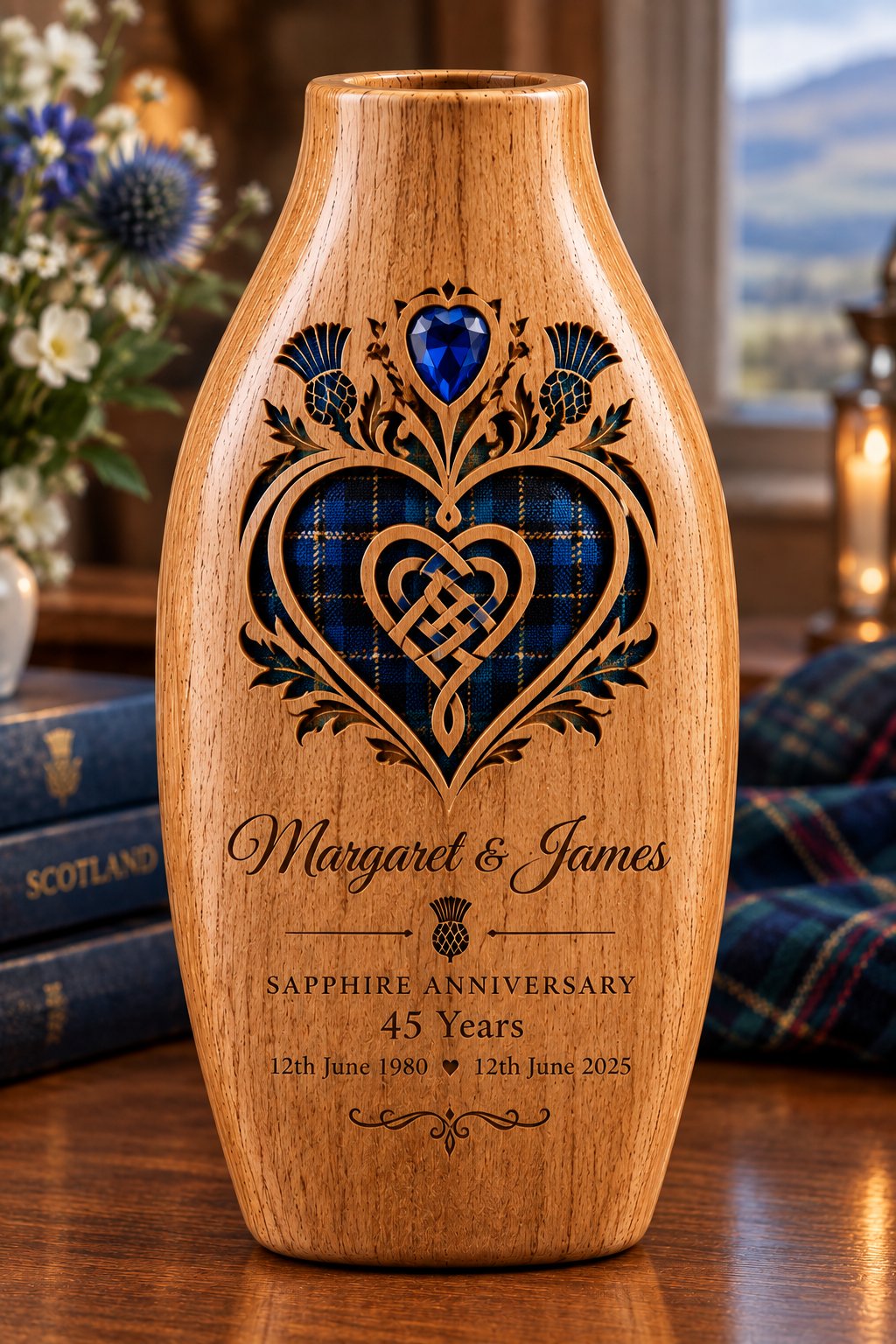 Bespoke Wooden Celebration Vases – Handmade with Meaning