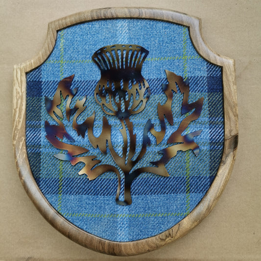 Scottish thistle plaque