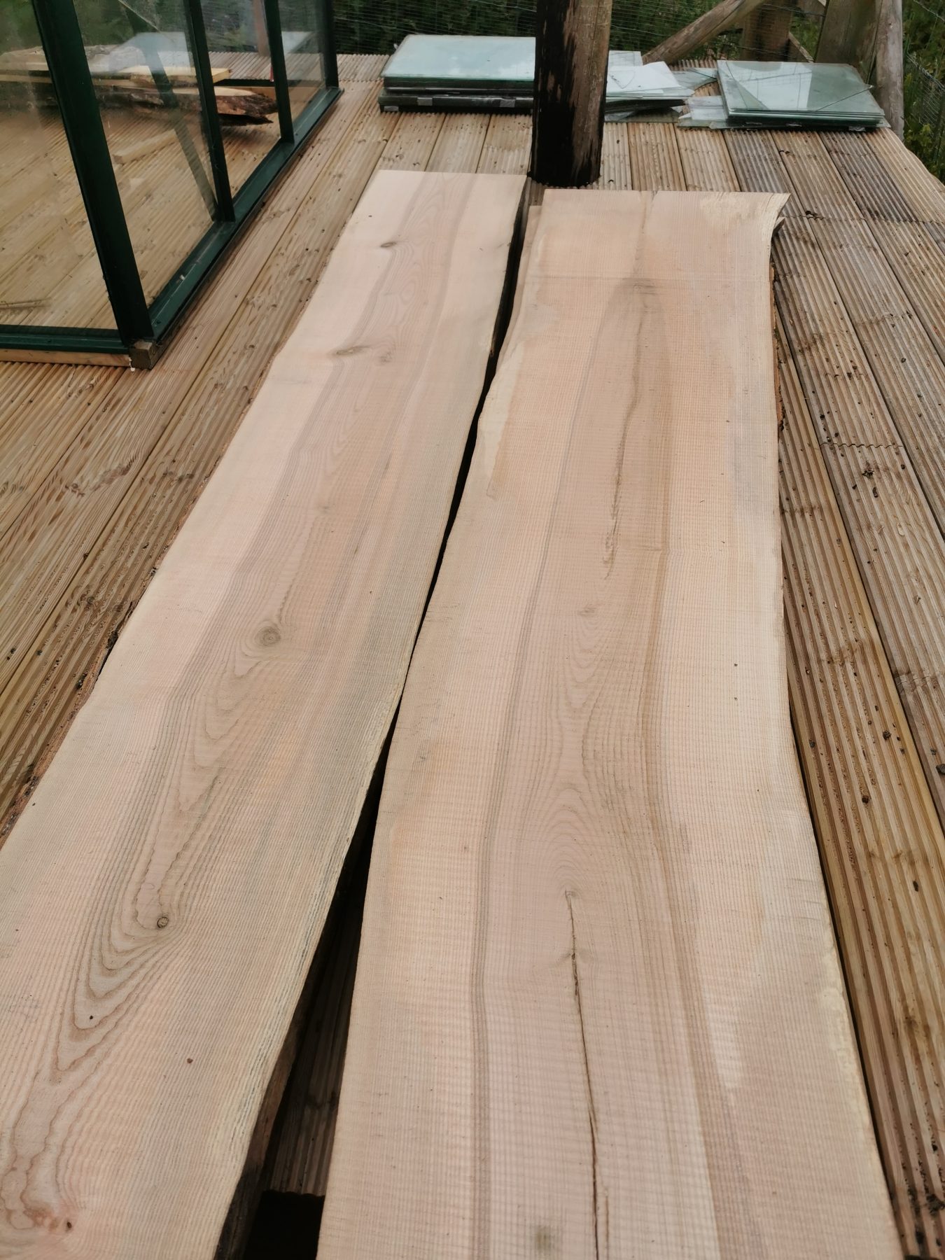 Milled timber boards